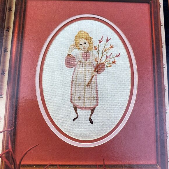 P Buckley Moss Adam and Amy Cross Stitch Pattern Chart 104 VTG 1983 Leaflet Farm - Picture 3 of 9